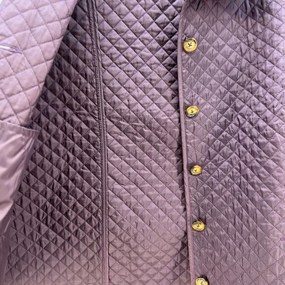 Orvis Vest Women's Size L 14/15 Purple Diamond Quilted Vest Gorpcore Trekking - Picture 9 of 9